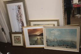 A QUANTITY OF ASSORTED PICTURES AND PRINTS