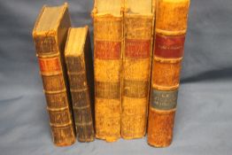 LEATHER BINDINGS TO INCLUDE |HISTORIA DE LA CIVDAD DE MEXICO| BY ARTEMIO DE VALLE- ARIZPE 1939, |THE