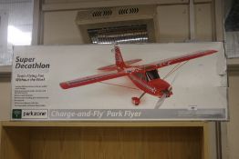 A PARKZONE SUPER PENTATHL0N CHARGE AND FLY REMOTE CONTROL AEROPLANE