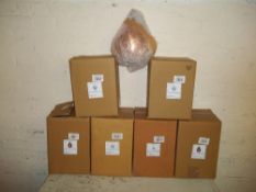SIX BOXED AS NEW ORIENTAL STYLE PENDANT LIGHTS