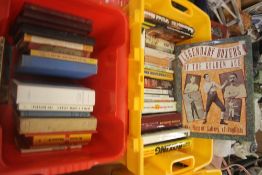 BOXING INTEREST- 2 BOXES OF BOOKS ON BOXING TO INCLUDE PIERCE EGAN- |BOXIANA SKETCHES OF ANCIENT AND