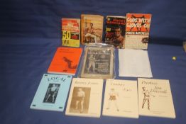 BOXING INTEREST TO INCLUDE PAPERBACKS A/F NAT FLEISHER |50 YEARS AT RING-SIDE| AND |JOHN L SULLIVAN,