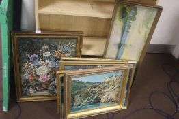 A QUANTITY OF ASSORTED PICTURES, PRINTS AND A TAPESTRY