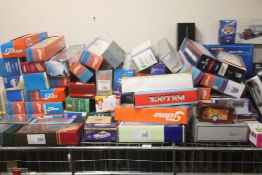 A QUANTITY OF EMPTY VEHICLE BOXES TO INCLUDE CORGI