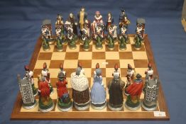 AN UNBOXED CHESS SET THE AMERICAN CIVIL WAR