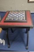 A CHESS SET ON TABLE |THE CIVIL WAR|