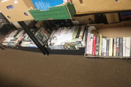 FOUR BOXES OF BOOKS ON WWII BOTH HARDBACK AND PAPERBACK