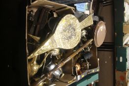 TWO TRAYS OF METALWARE (TRAYS NOT INCLUDED)