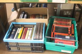 THREE TRAYS OF FOLIO SOCIETY BOOKS (TRAYS NOT INCLUDED)