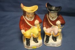 TWO TOBY JUGS