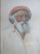 G. DE LUCA (b.1900). Italian school, head and shoulder portrait study of a bearded man, signed lower