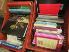 TWO LARGE BOXES OF WINE RELATED HARD BACK BOOKS ETC.