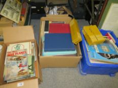 A QUANTITY OF R.A.F AND AEROPLANE RELATED BOOKS ETC.