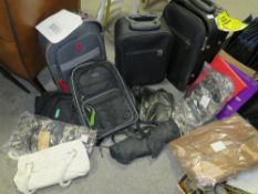 TWO SUITCASES AND CONTENTS TO INCLUDE LADIES HANDBAGS