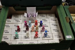 A TRAY OF PACKAGES NAIL VARNISH