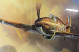 A COLLECTION OF PICTURES AND PRINTS TO INCLUDE A MILITARY EXAMPLES