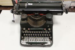 A VINTAGE BAR-LOCK TYPEWRITER