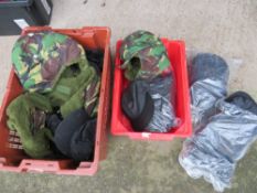 A LARGE SELECTION OF BASEBALL CAPS AND COLD WEATHER HATS