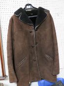 A VINTAGE GENTS SHEEPSKIN JACKET