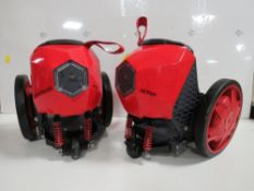 A PAIR OF ACTON BATTERY POWERED ROCKET SKATES - NO CHARGER
