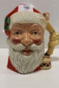 A ROYAL DOULTON SANTA CLAUS TOBY JUG D6668