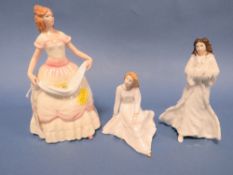 THREE ROYAL DOULTON FIGURINES TO INCLUDE NICOLE HN 3421