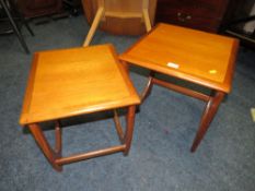 A NEST OF TWO G-PLAN TEAK OCCASIONAL TABLES