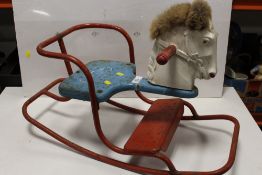 A VINTAGE TRIANG METAL GEE GEE ROCKER