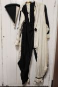 A VINTAGE PIERROT CLOWN COSTUME A/F