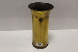 A VINTAGE TRENCH ART VASE