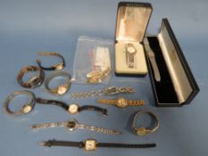 A SELECTION OF LADIES VINTAGE AND MODERN WRIST WATCHES