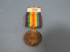 A WORLD WAR I MEDAL AWARDED TO GNR H. WORTHINGTON R. A.
