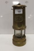 A VINTAGE FERNDALE COAL & MINING Co. BRASS MINERS LAMP