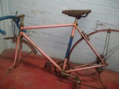 A RETRO JACK MATELEY RACING BIKE FRAME