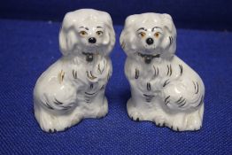 TWO BESWICK STAFFORDSHIRE STYLE SPANIELS