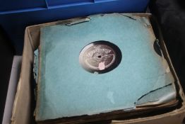 A BOX OF GRAMOPHONE RECORDS