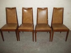 FOUR RETRO G PLAN TEAK DINING CHAIRS