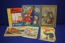 A COLLECTION OF CHILDREN,S BOOKS TO INCLUDE ALICE IN WONDERLAND, HANSCHEN AUF DER WANDERSCHAFT ETC