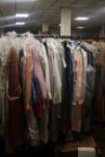 A LARGE QUANTITY OF LADIES CLOTHING