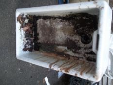 A LARGE BELFAST SINK