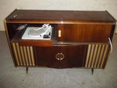 A VINTAGE RADIOGRAM WITH A GARRARD RECORD DECK