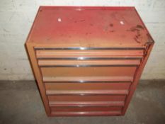 A MECHANICS TOOL CHEST AND CONTENTS
