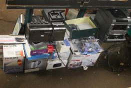 A QUANTITY OF ASSORTED ELECTRICAL,S TO INCLUDE RADIO, HIFI SYSTEM ETC