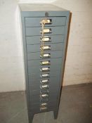 A LOCKING DRAWER FILING CABINET