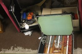 A QUANTITY OF EYE TESTING EQUIPMENT (TRAYS NOT INCLUDED),br.