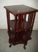 A REVOLVING BOOKCASE