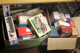 A QUANTITY OF EMPTY TOY VEHICLE BOXES TO INCLUDE CORGI,br.