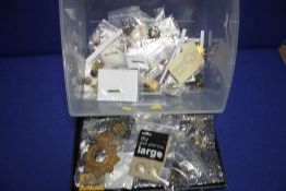 A QUANTITY OF MILITARY TYPE BADGES