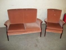 A PARKER KNOLL 2 PIECE SUITE