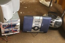 A GOODMANS HIFI SYSTEM TOGETHER WITH A MATSUI STEREO AND ANOTHER